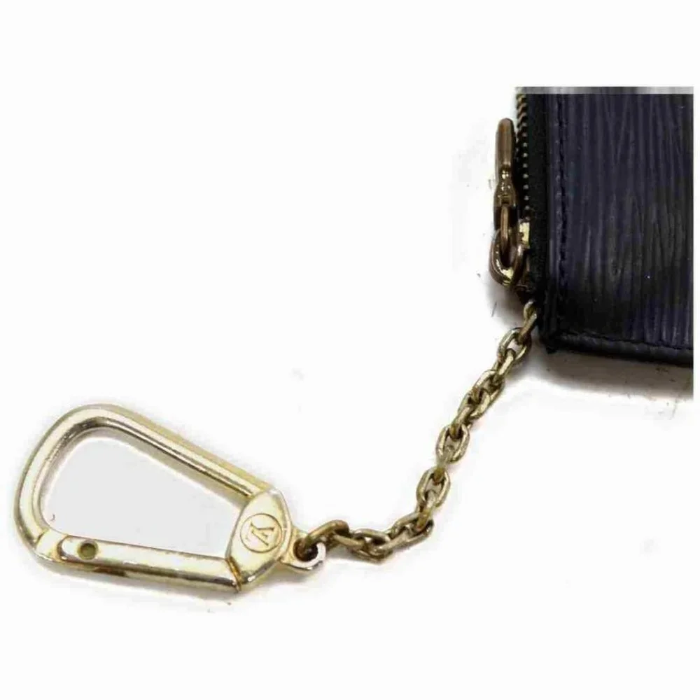 Louis Vuitton Black Epi Leather Noir Pochette Cles